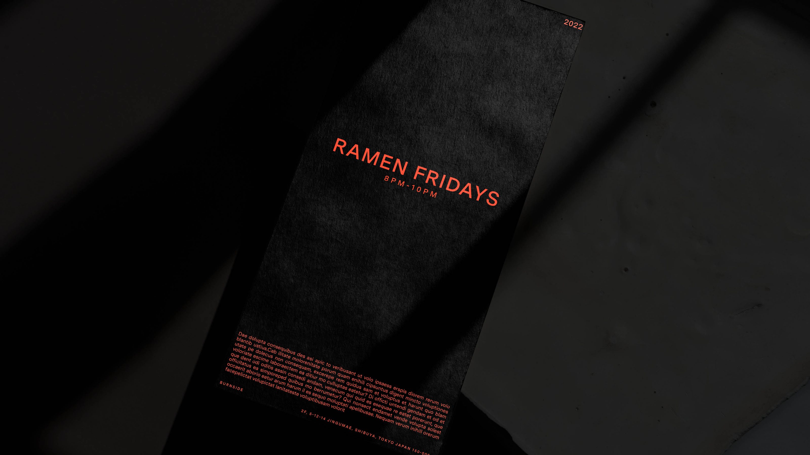 Burnside, Event Space Branding New Studio